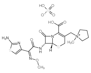 头孢吡肟硫酸盐结构式
