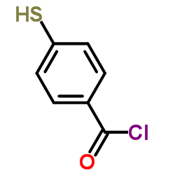 Benzoyl chloride, 4-mercapto- (9CI) Structure