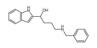 4-benzylamino-1-indol-2-ylbutan-1-ol Structure