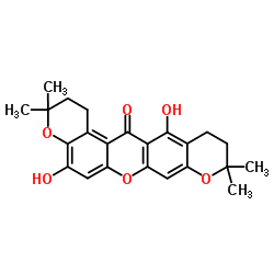 BR-氧杂蒽酮 A结构式