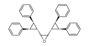 cis-1,2-bis(trans-2,trans-3-diphenylcyclopropyl)oxirane结构式