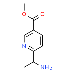 6-(1-氨基乙基)烟酸甲酯结构式