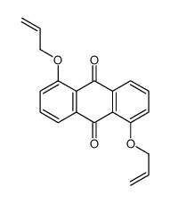 1,5-bis(prop-2-enoxy)anthracene-9,10-dione Structure