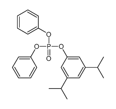 3,5-双(异丙基)苯基二苯基磷酸酯结构式