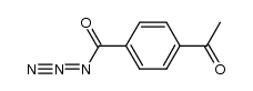 4-acetylbenzoyl azide结构式