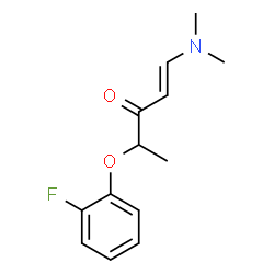 1-(DIMETHYLAMINO)-4-(2-FLUOROPHENOXY)-1-PENTEN-3-ONE结构式
