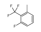 1-fluoro-3-methyl-2-(trifluoromethyl)benzene结构式