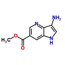 3-Amino-4-azaindole-6-carboxylic acid Methyl ester结构式