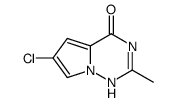 6-氯-2-甲基-吡咯并[2,1-f][1,2,4]噻嗪-4(1h)-酮结构式