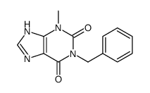 1-benzyl-3-methyl-7H-purine-2,6-dione结构式