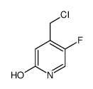 4-(氯甲基)-5-氟吡啶-2-酚结构式
