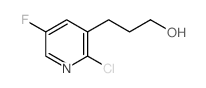 3-(2-氯-5-氟吡啶-3-基)丙烷-1-醇结构式