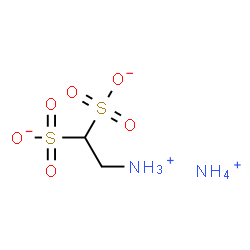 Ammonium 2-aminoethane-1,1-disulfonic acid hydrate, min. 95% Structure