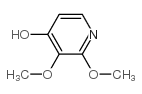 2,3-二甲氧基吡啶-4-醇结构式
