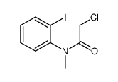 2-chloro-N-(2-iodophenyl)-N-methylacetamide Structure