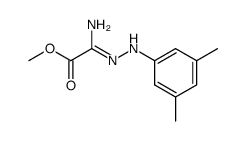 methyl 2-amino-2-(2-(3,5-dimethylphenyl)hydrazono)acetate Structure