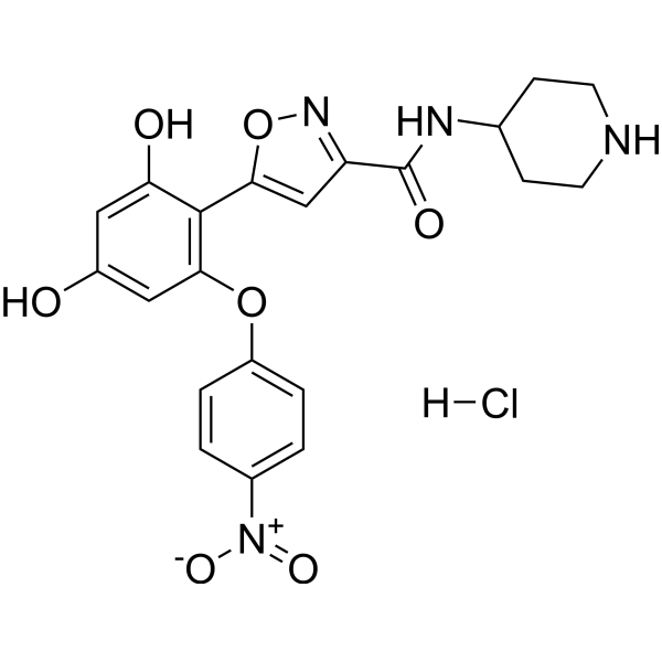Hsp90-IN-17 hydrochloride Structure