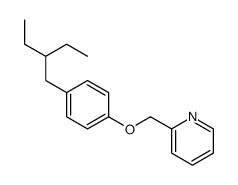 2-[[4-(2-ethylbutyl)phenoxy]methyl]pyridine结构式
