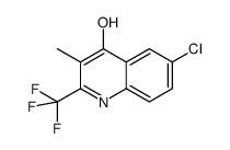 6-chloro-3-methyl-2-(trifluoromethyl)quinolin-4-ol Structure