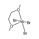 NIOBIUM(III) BROMIDE ETHYLENE GLYCOL Structure