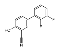 5-(2,3-difluorophenyl)-2-hydroxybenzonitrile结构式