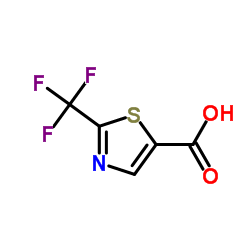 2-三氟甲基噻唑-5-羧酸结构式