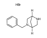 (1S,4S)-2-Benzyl-2,5-diazabicyclo(2.2.1)heptane dihydrobromide Structure