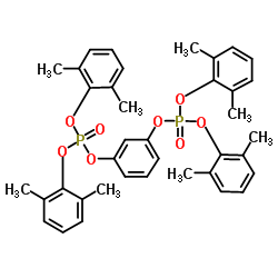 TETRAKIS(2,6-DIMETHYLPHENYL)1,3-PHENYLENEBISPHOSPHATE Structure