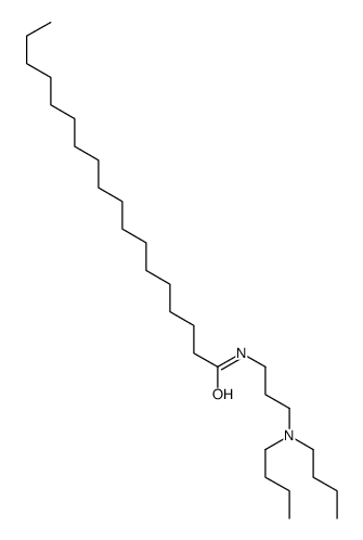 N-[3-(dibutylamino)propyl]octadecanamide结构式