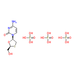 3TCTP(拉米夫定-5'-三磷酸酯)(水溶液)结构式