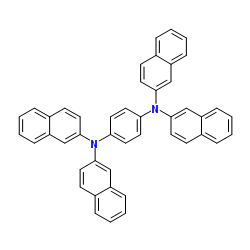 N,N,N',N'-Tetra(2-naphthyl)-1,4-benzenediamine Structure