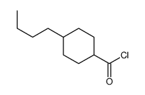 Cyclohexanecarbonyl chloride, 4-butyl-, cis- (9CI) structure