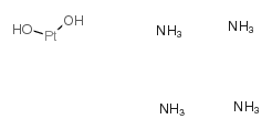 Tetraammineplatinum(II) hydroxide hydrate (59% Pt) Structure