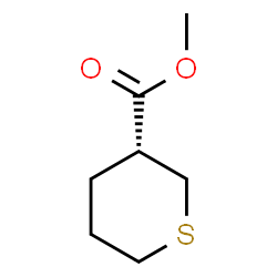 2H-Thiopyran-3-carboxylicacid,tetrahydro-,methylester,(R)-(9CI) Structure