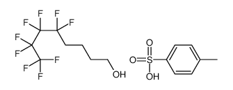 4-methylbenzenesulfonic acid,5,5,6,6,7,7,8,8,8-nonafluorooctan-1-ol Structure