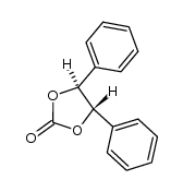 (-)-(4S,5S)-4,5-diphenyl-1,3-dioxolan-2-one Structure
