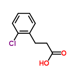 3-(2-Chlorophenyl)propanoic acid Structure