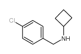 (4-氯苄基)-环丁基胺结构式
