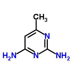 6-甲基-2,4-嘧啶二胺结构式