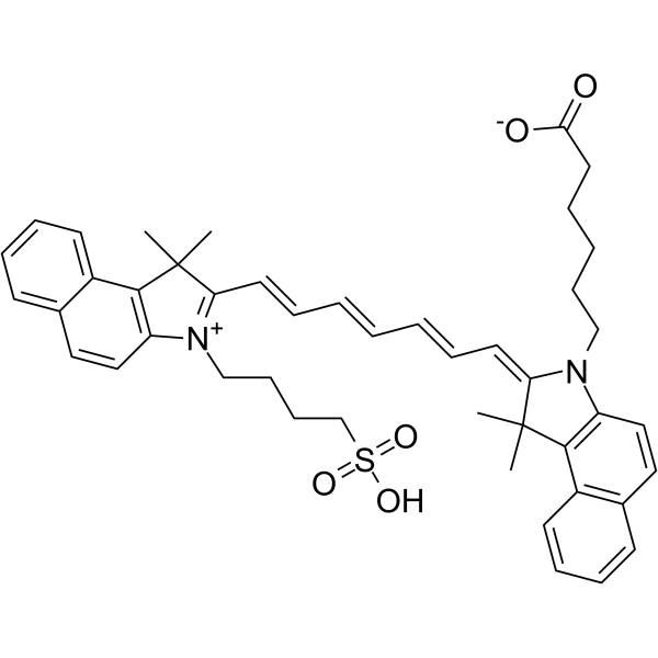 吲哚菁绿-羧酸结构式
