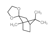 Spiro[bicyclo[2.2.1]heptane-2,2'-[1,3]dioxolane],1,7,7-trimethyl- Structure