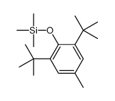 (2,6-ditert-butyl-4-methylphenoxy)-trimethylsilane Structure