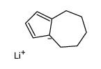 lithium,1,4,5,6,7,8-hexahydroazulen-1-ide结构式