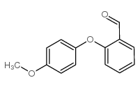 2-(4-Methoxyphenoxy)benzenecarbaldehyde Structure