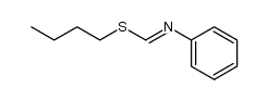 n-Butyl-N-phenylthioformimidat结构式