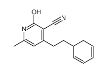1,2-Dihydro-6-methyl-2-oxo-4-phenethylpyridine-3-carbonitrile结构式