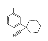 1-(3-氟苯基)环己腈结构式