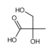 2,3-dihydroxy-2-methyl-propanoic acid结构式