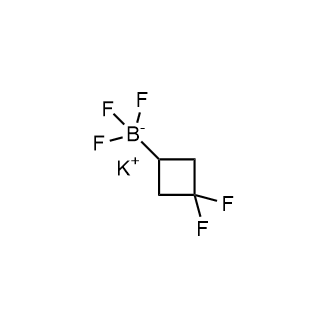 钾(3,3-二氟环丁基)三氟硼酸酯结构式