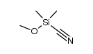methoxydimethylsilyl cyanide Structure
